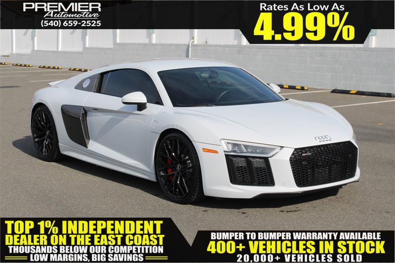 Used 2018 Audi R8 V10 w/ Carbon Exterior Package