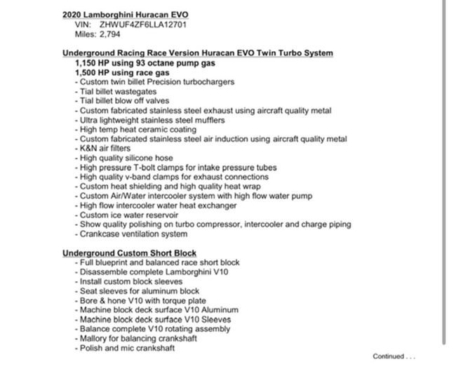 Used 2020 Lamborghini Huracan EVO image 4