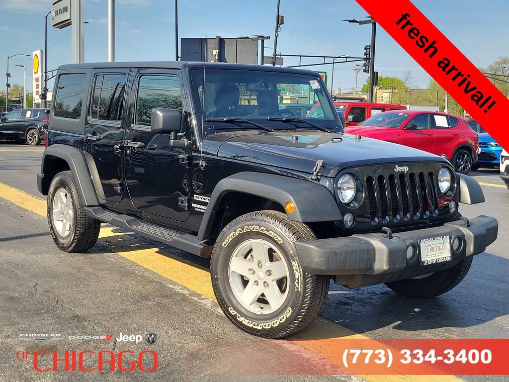 Used 2016 Jeep Wrangler Unlimited Sport w/ Quick Order Package 24S AWD/4WD image 1