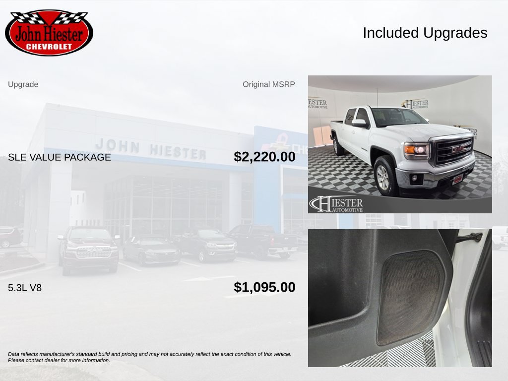 Certified 2015 GMC Sierra 1500 SLE w/ SLE Value Package RWD image 4
