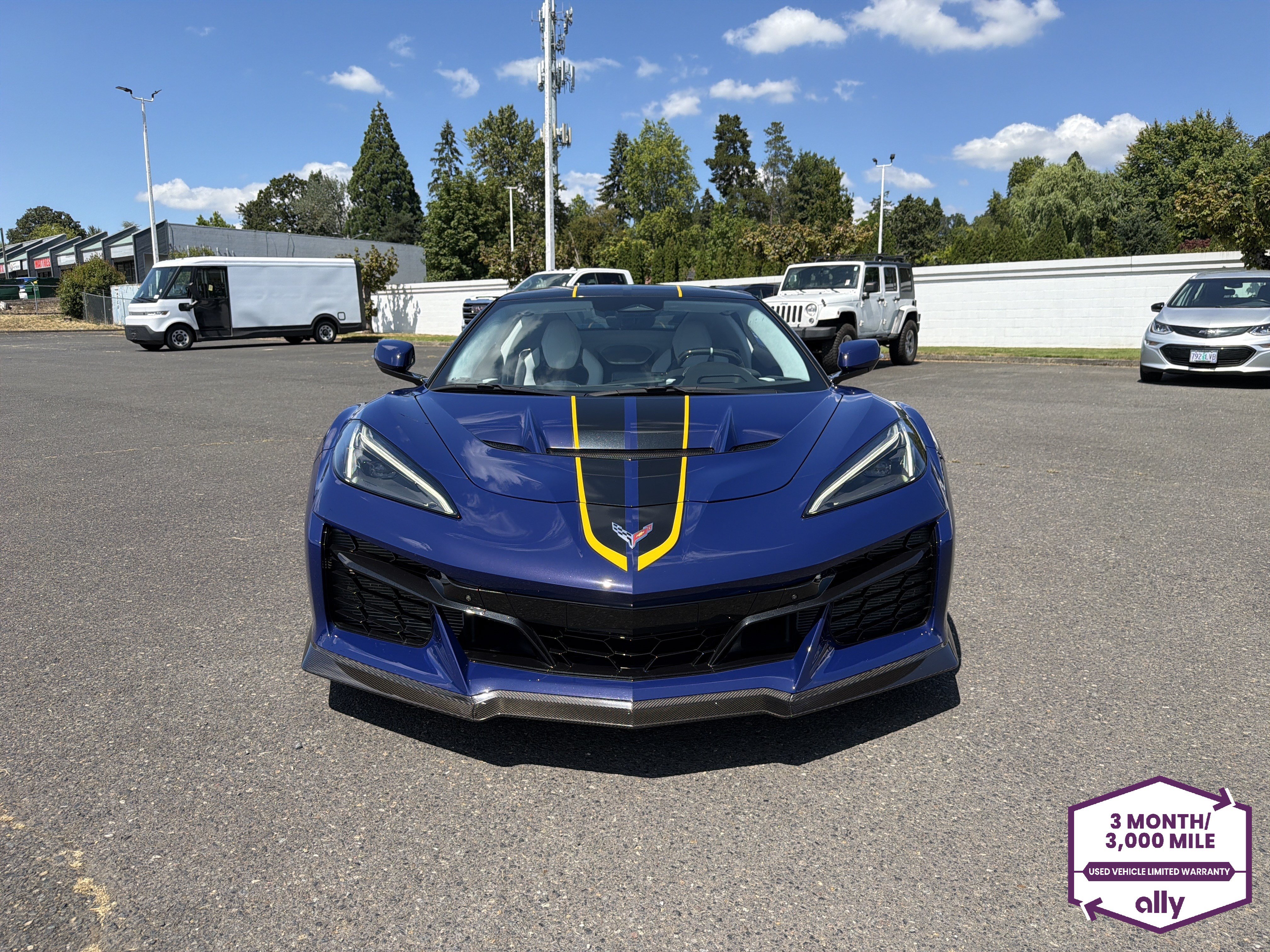 Used 2025 Chevrolet Corvette ZR1 w/ Chrome Exterior Badge Package RWD image 9
