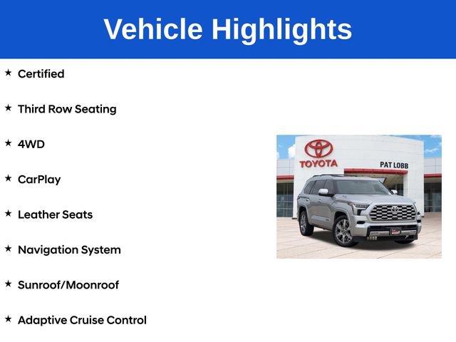 Certified 2026 Toyota Sequoia Capstone AWD/4WD image 5