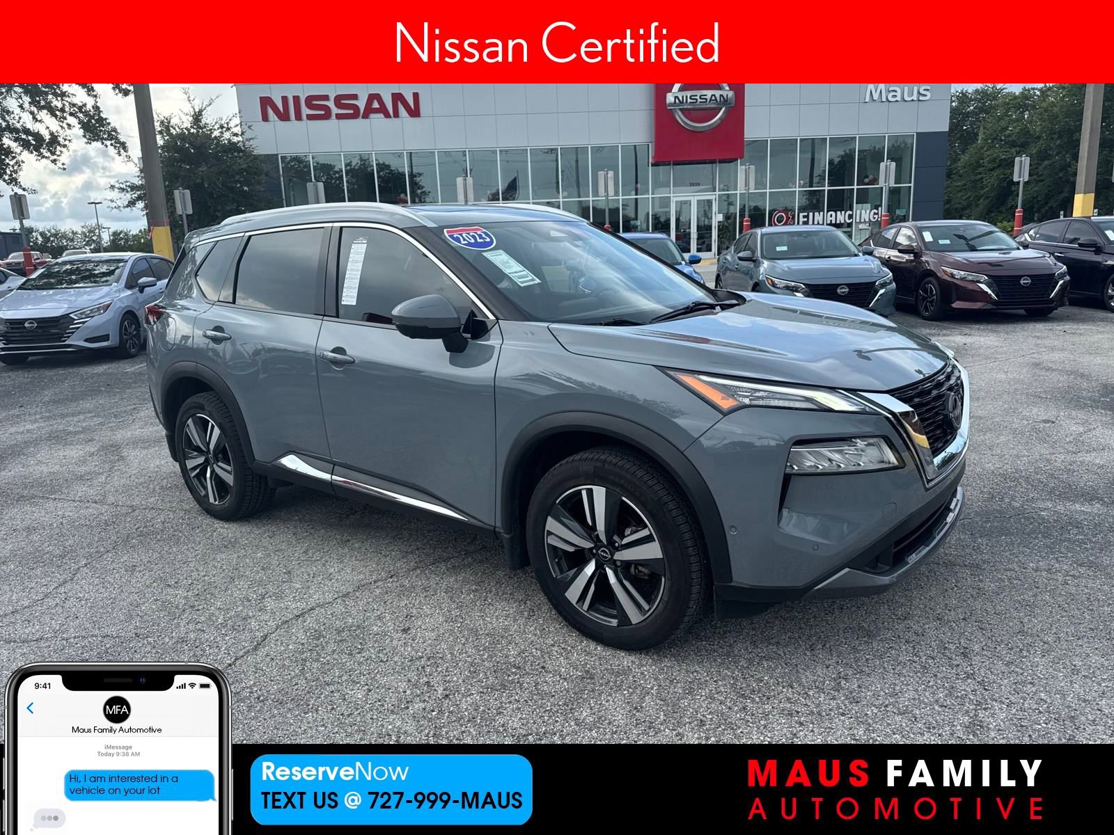 Certified 2023 Nissan Rogue SL w/ SL Premium Package