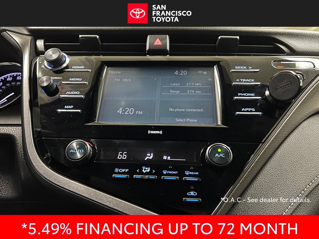 Certified 2020 Toyota Camry SE FWD image 24
