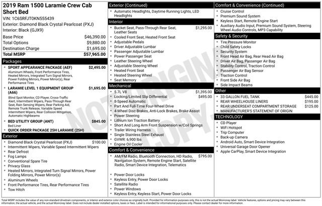 Used 2019 RAM 1500 Laramie w/ Sport Appearance Package image 26