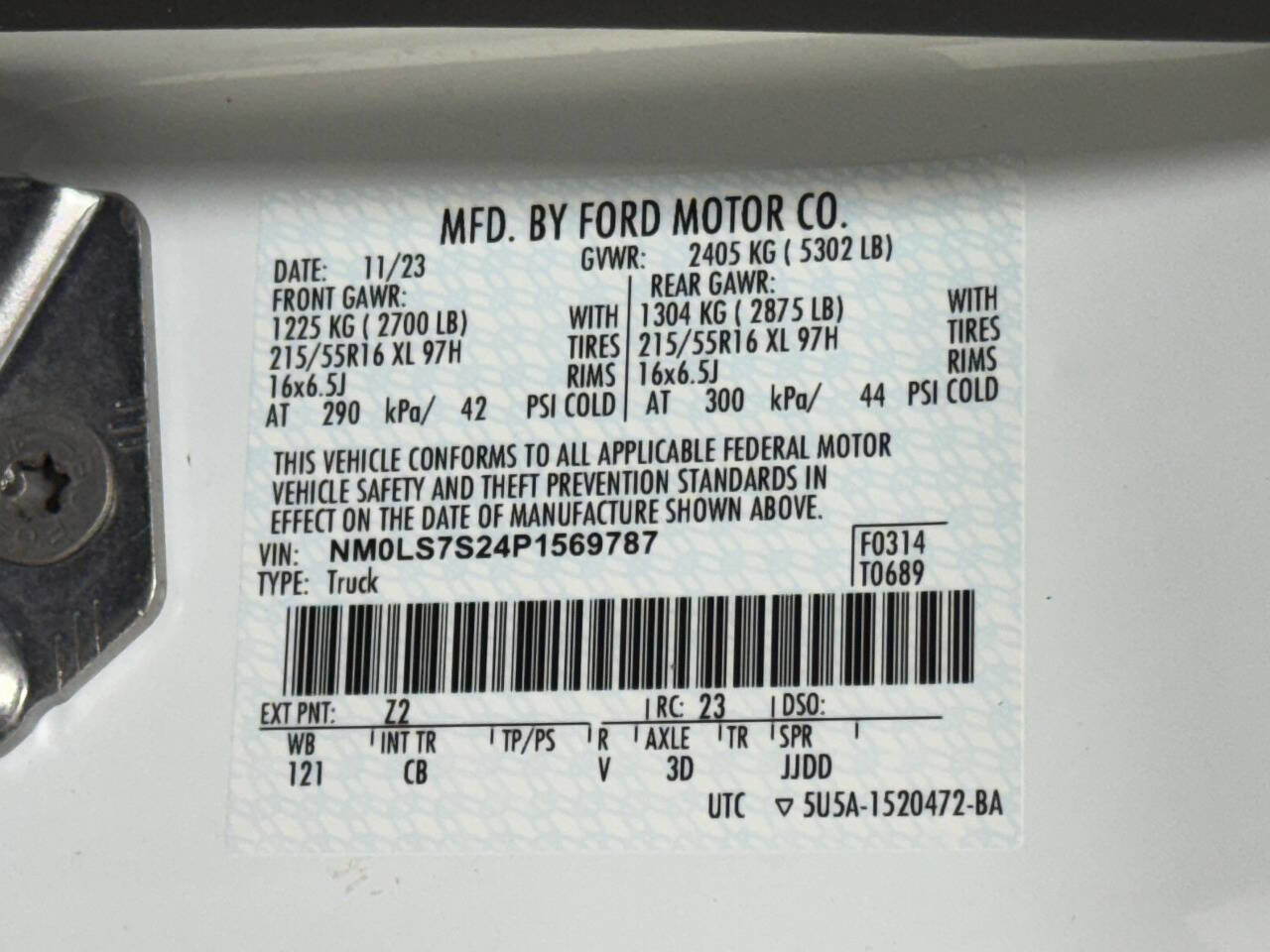 Used 2023 Ford Transit Connect XL FWD image 80