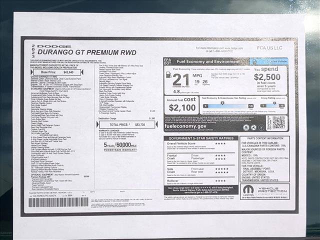Used 2023 Dodge Durango GT RWD image 29