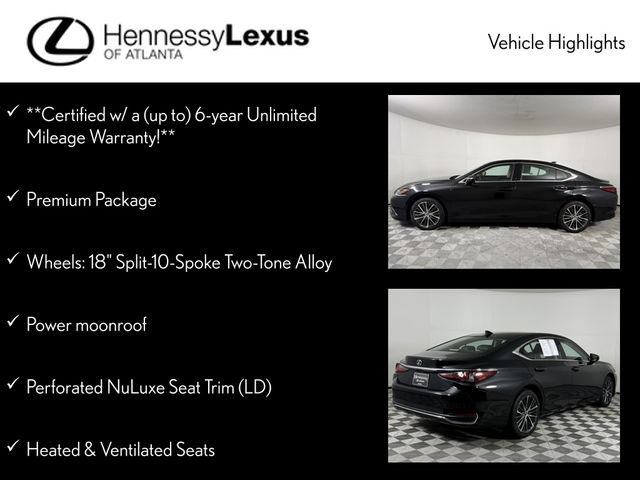 Used 2025 Lexus ES 300h w/ Premium Package FWD image 12