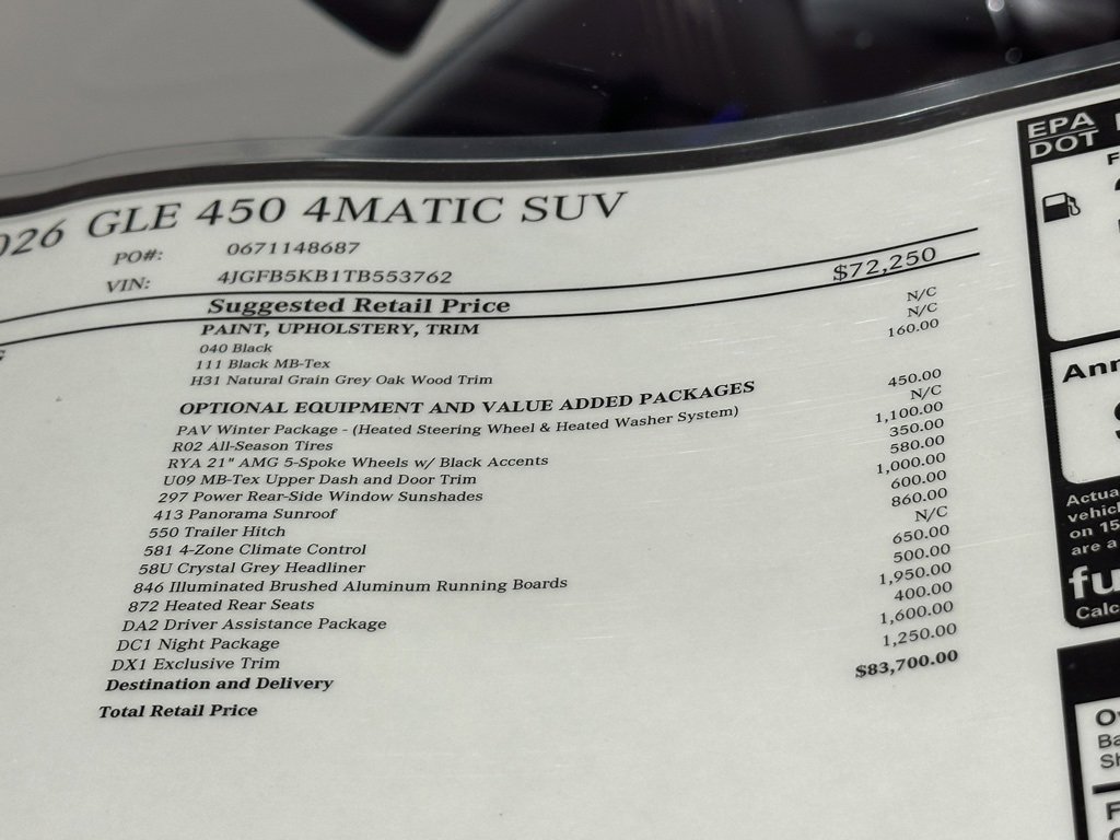 New 2026 Mercedes-Benz GLE 450 4MATIC image 19