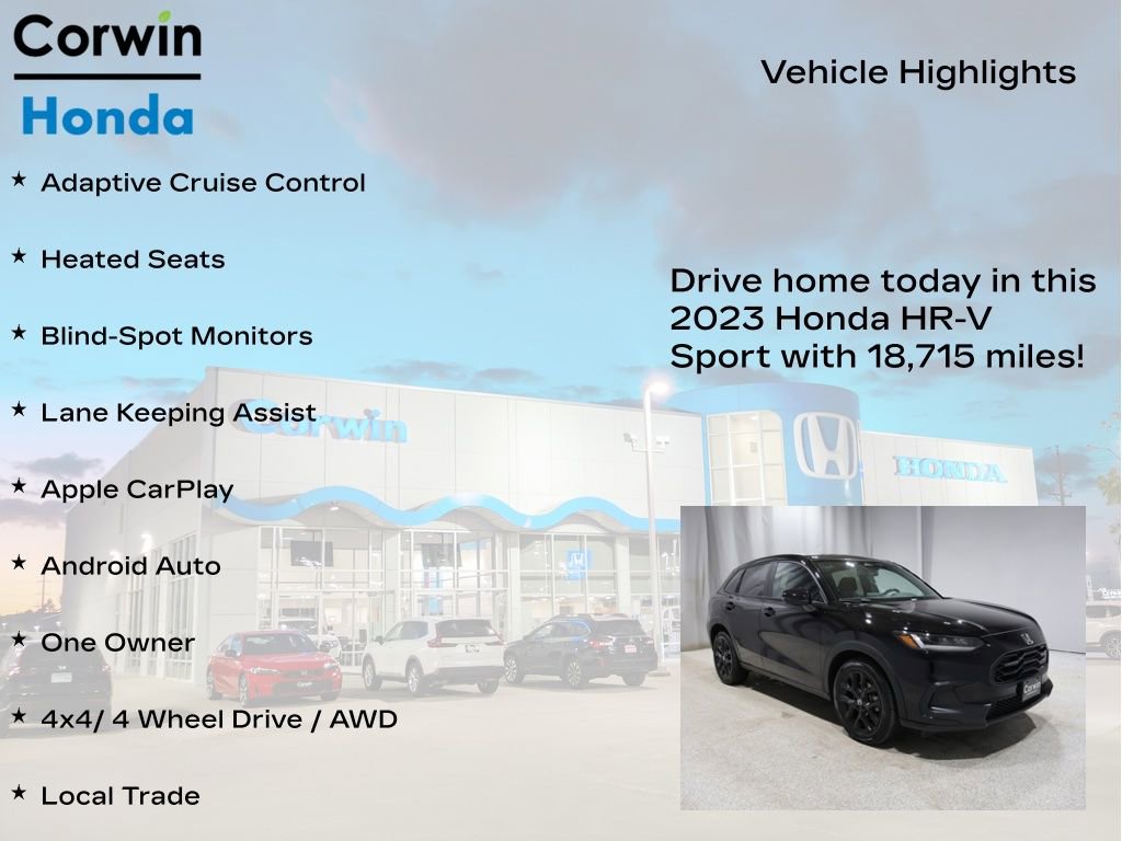 Used 2023 Honda HR-V Sport image 6