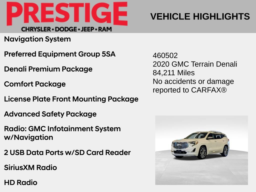 Used 2020 GMC Terrain Denali w/ Denali Premium Package FWD video 2