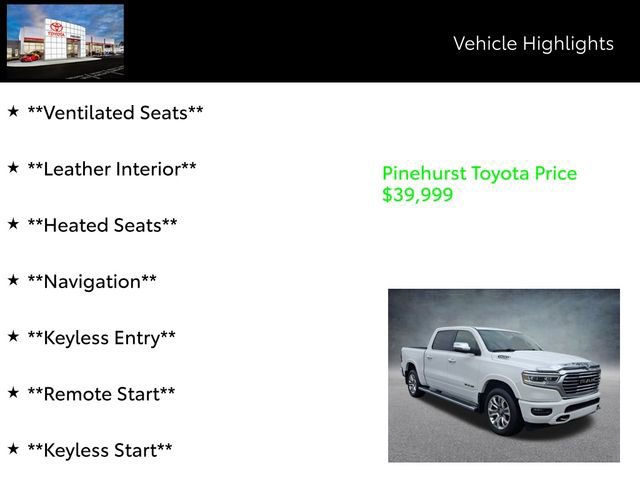 Used 2023 RAM 1500 Limited w/ Body Color Bumper Group image 13