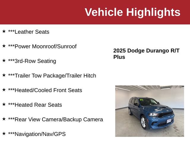 Used 2025 Dodge Durango R/T AWD/4WD image 10