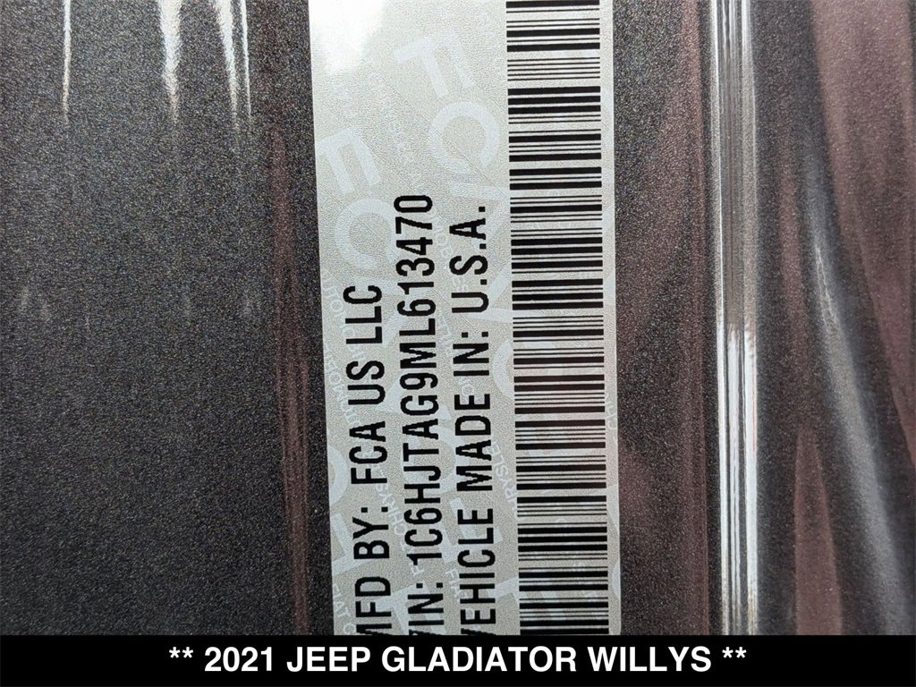 Used 2021 Jeep Gladiator Willys image 28