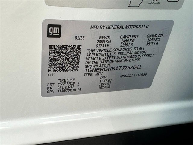New 2026 Chevrolet Traverse LT w/ LPO, Floor Liner Package image 15