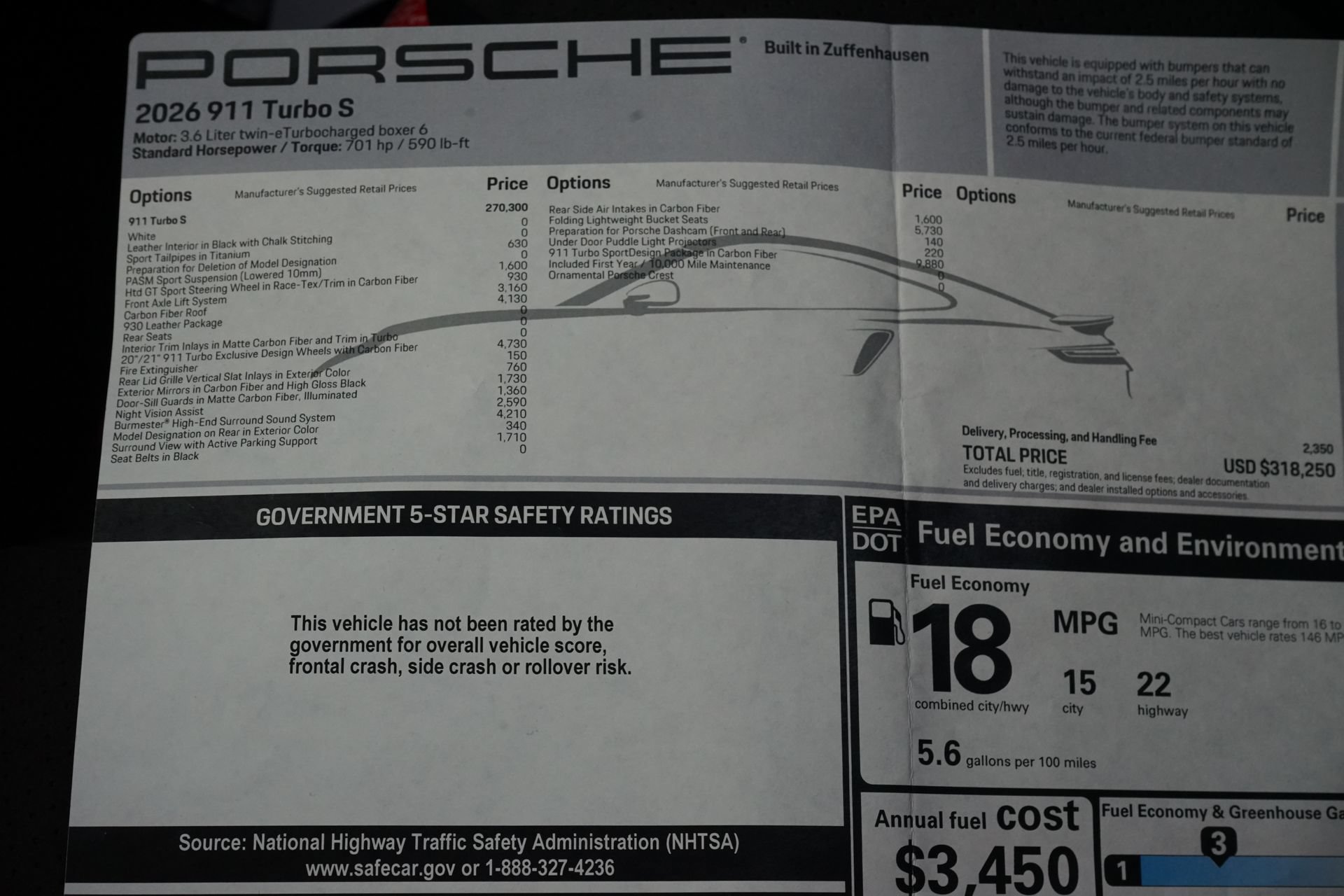 Used 2026 Porsche 911 Turbo S AWD/4WD image 40