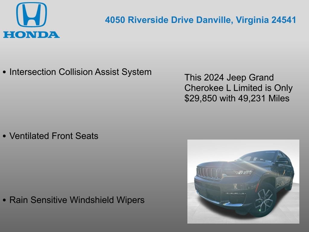 Used 2024 Jeep Grand Cherokee L Limited w/ Luxury Tech Group II image 24