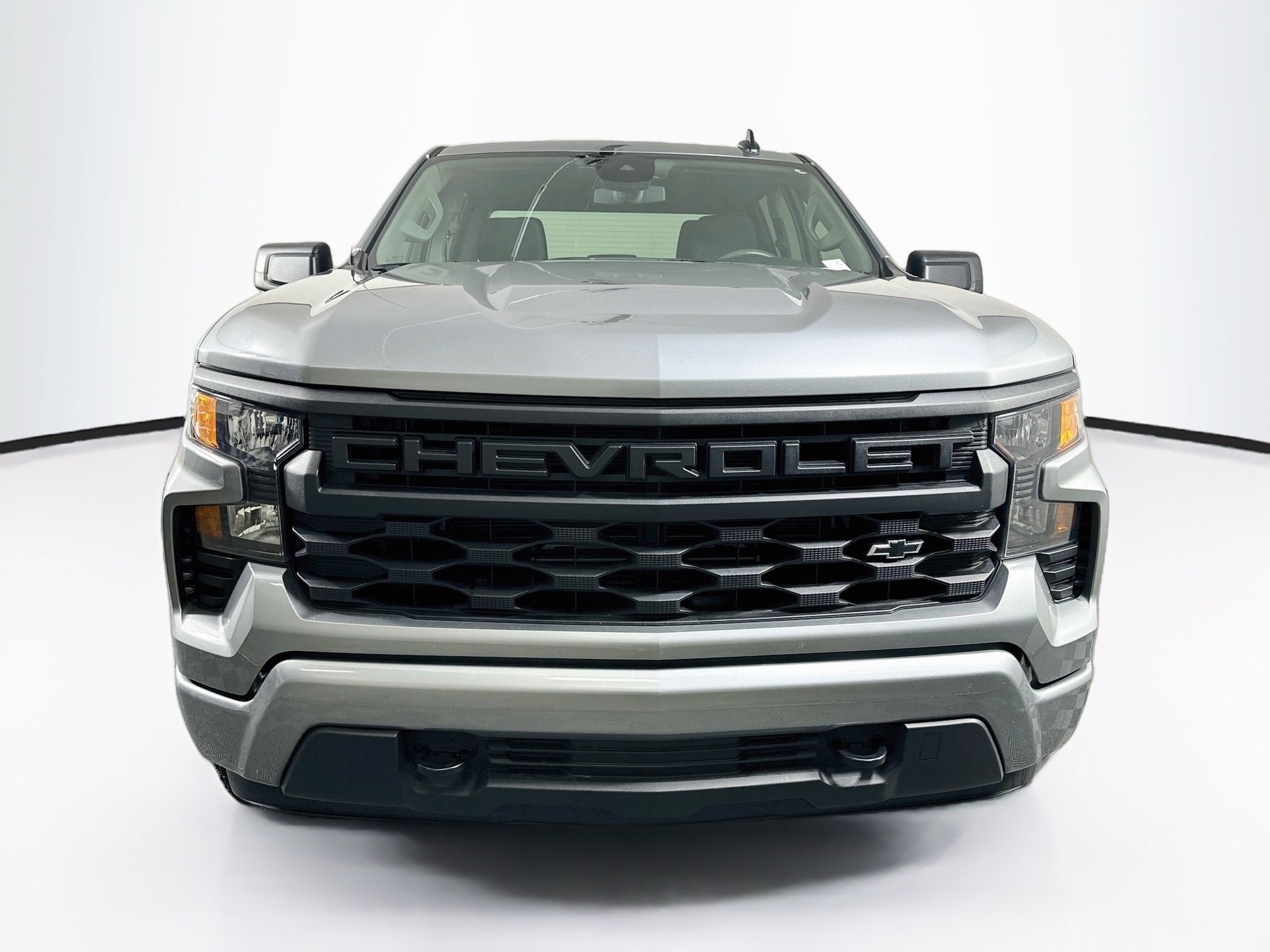 Used 2025 Chevrolet Silverado 1500 Custom w/ Turbomax Blackout Package AWD/4WD image 2