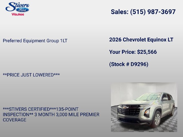 Used 2026 Chevrolet Equinox LT FWD image 8