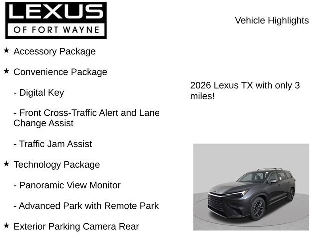 New 2026 Lexus TX 350 AWD w/ Technology Package image 7