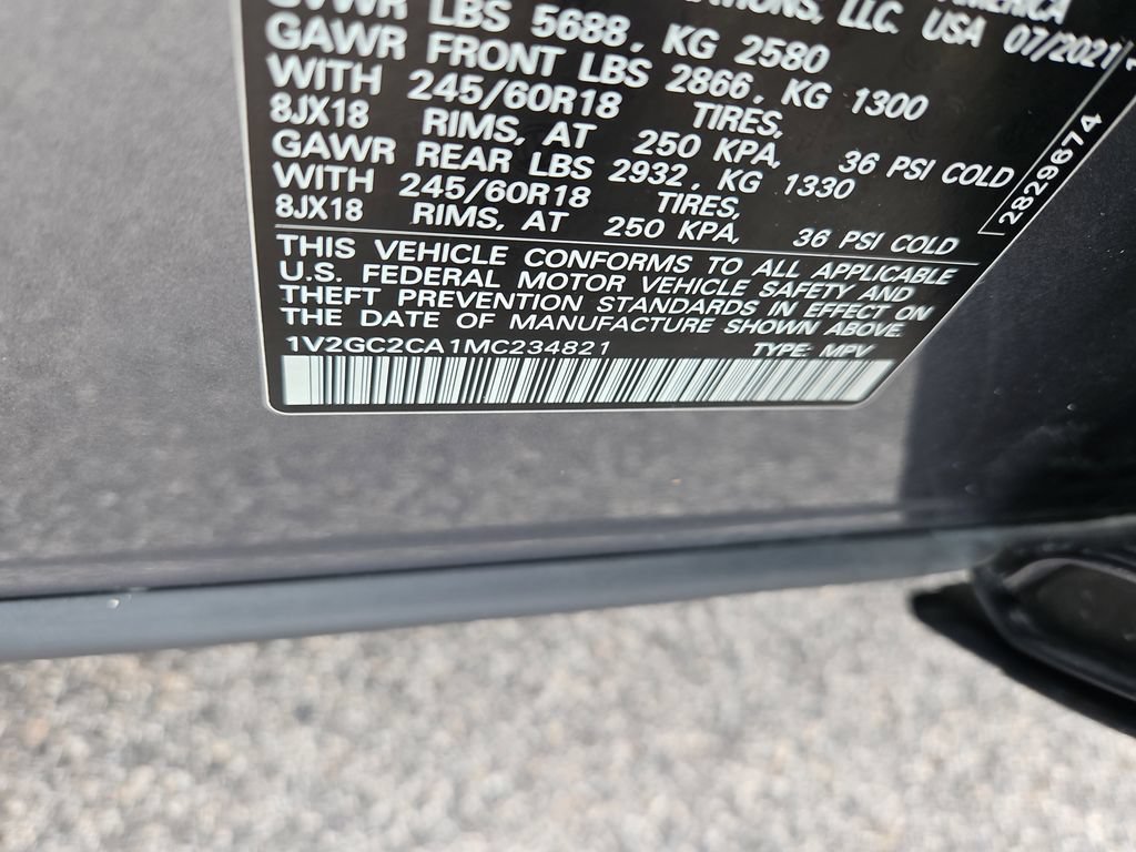 Used 2021 Volkswagen Atlas Cross Sport S AWD/4WD image 14