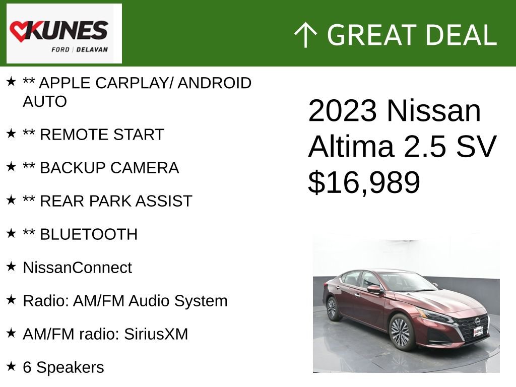 Used 2023 Nissan Altima 2.5 SV image 2