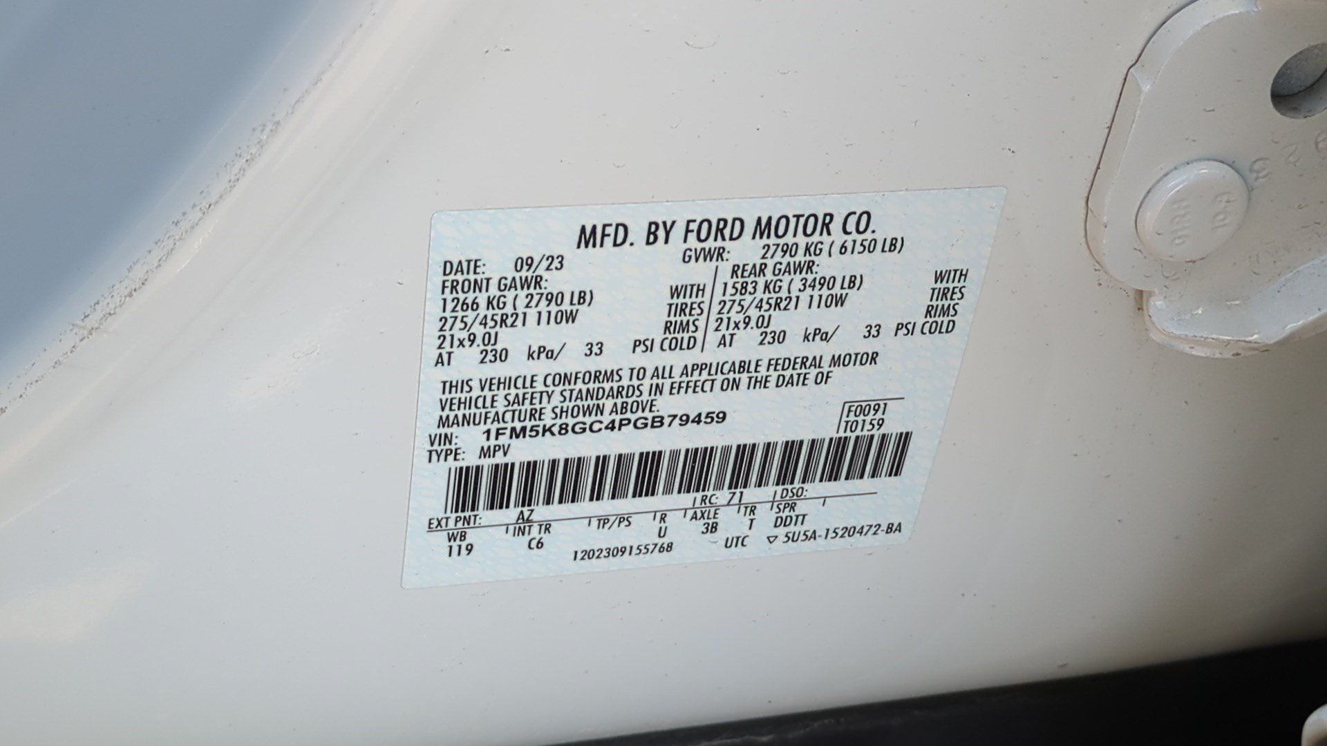 Used 2023 Ford Explorer ST w/ Equipment Group 401A AWD/4WD image 37