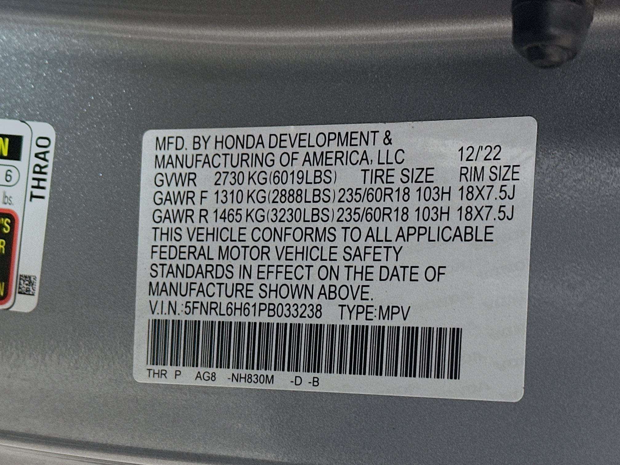 Used 2023 Honda Odyssey EX-L image 31
