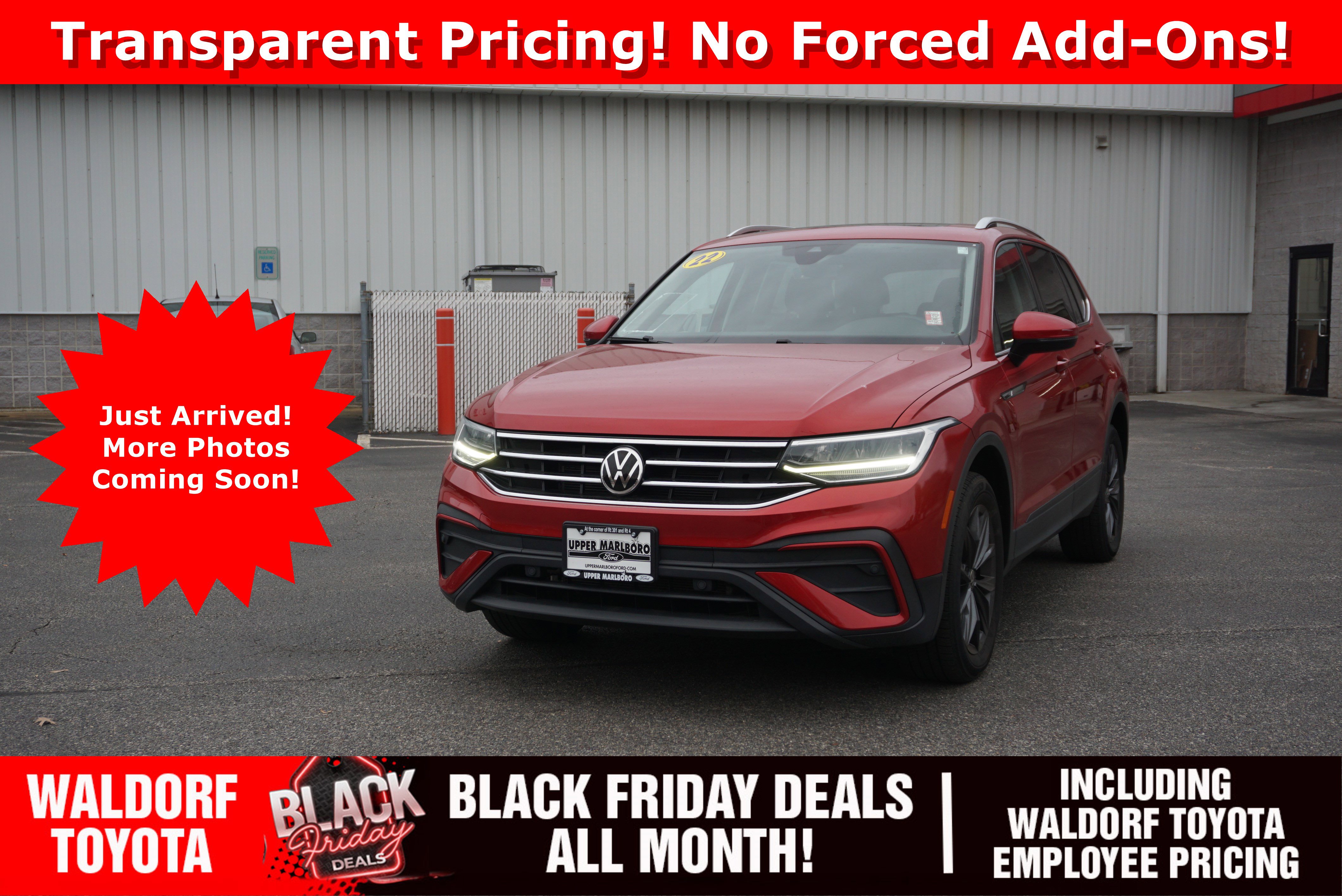 Used 2022 Volkswagen Tiguan SE w/ Panoramic Sunroof Package
