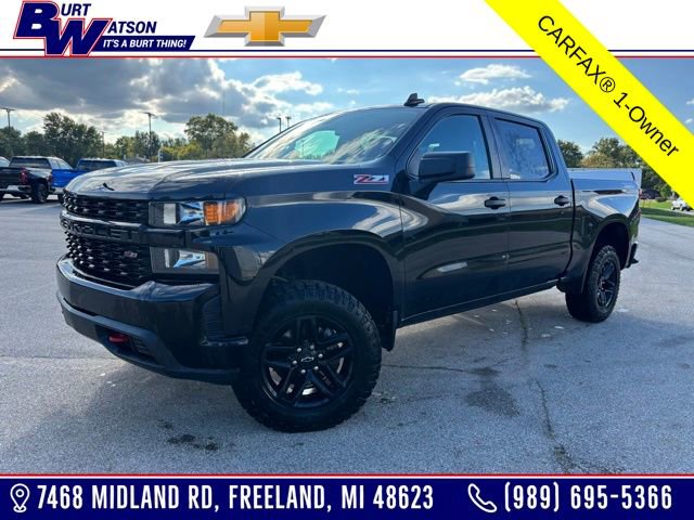 Used 2021 Chevrolet Silverado 1500 Custom Trail Boss w/ Midnight Edition