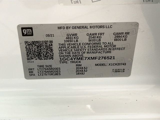 Used 2021 Chevrolet Silverado 2500 Custom w/ Custom Value Package image 25