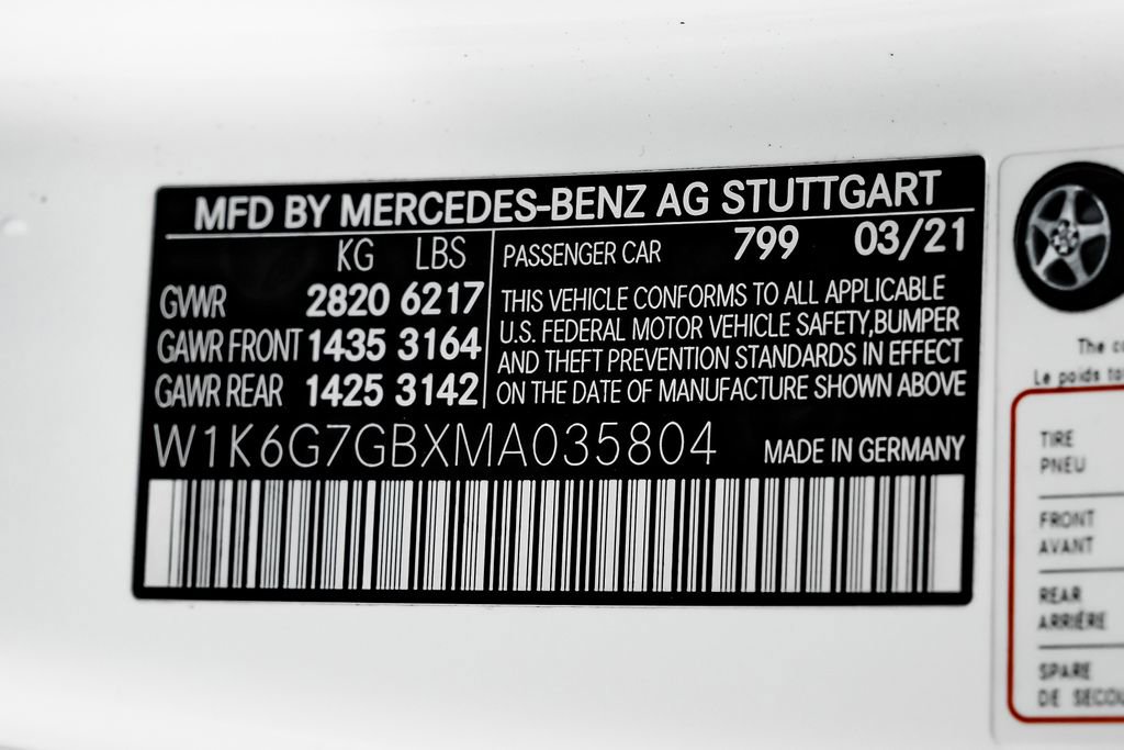 Used 2021 Mercedes-Benz S 580 4MATIC Sedan w/ AMG Line image 59