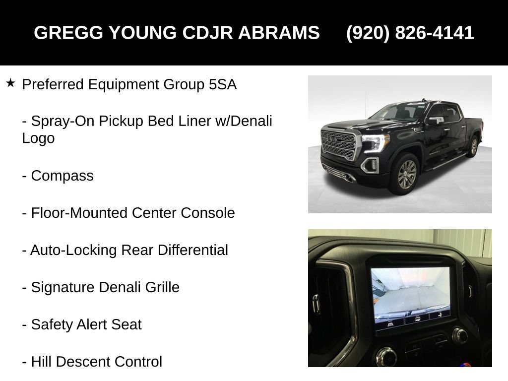 Used 2021 GMC Sierra 1500 Denali w/ Driver Alert Package II AWD/4WD image 19