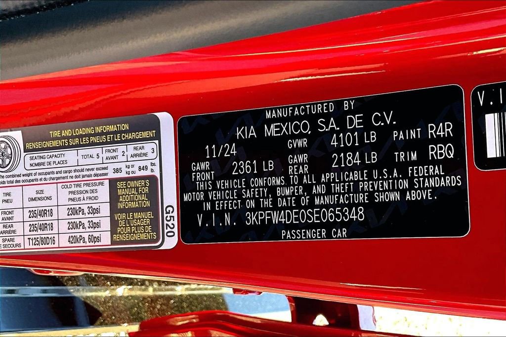 Certified 2025 Kia K4 GT-Line w/ GT-Line Sunroof Package image 16