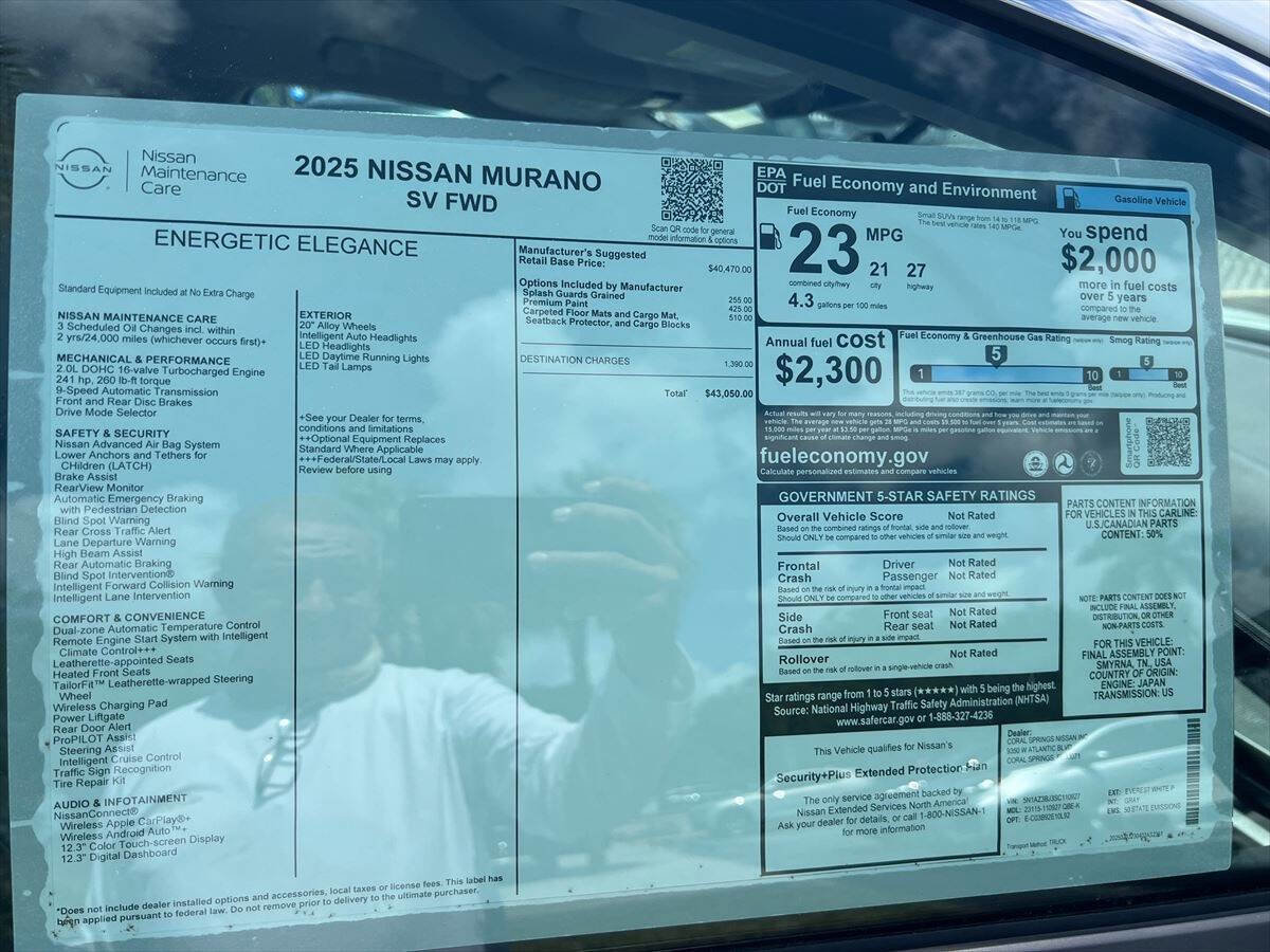 Used 2025 Nissan Murano SV FWD image 15
