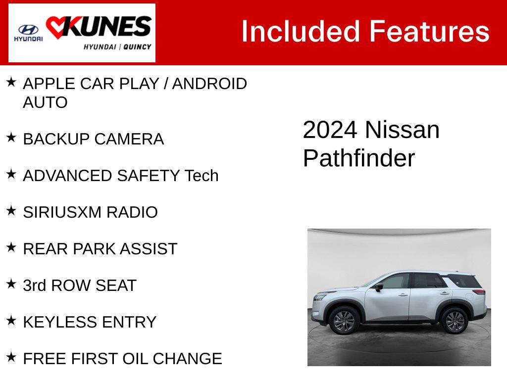 Used 2024 Nissan Pathfinder S FWD image 2