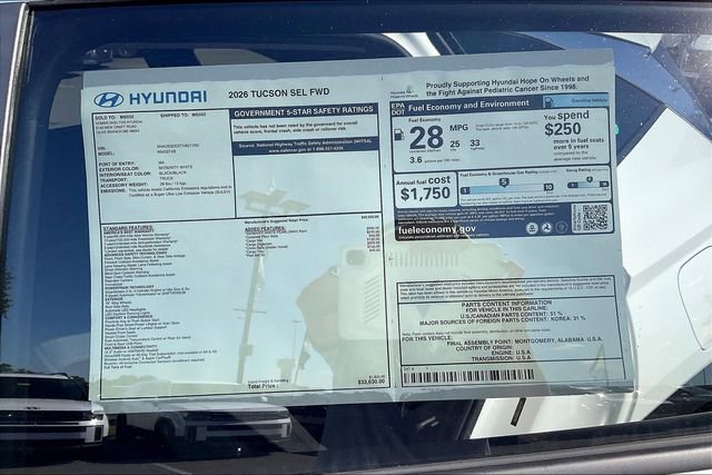 New 2026 Hyundai Tucson SEL image 14