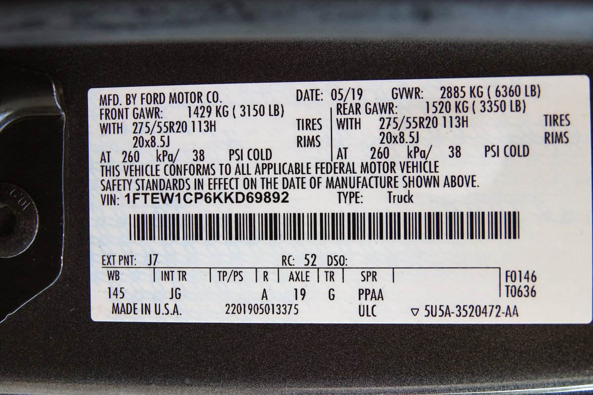 Used 2019 Ford F150 XL w/ Equipment Group 101A Mid image 40