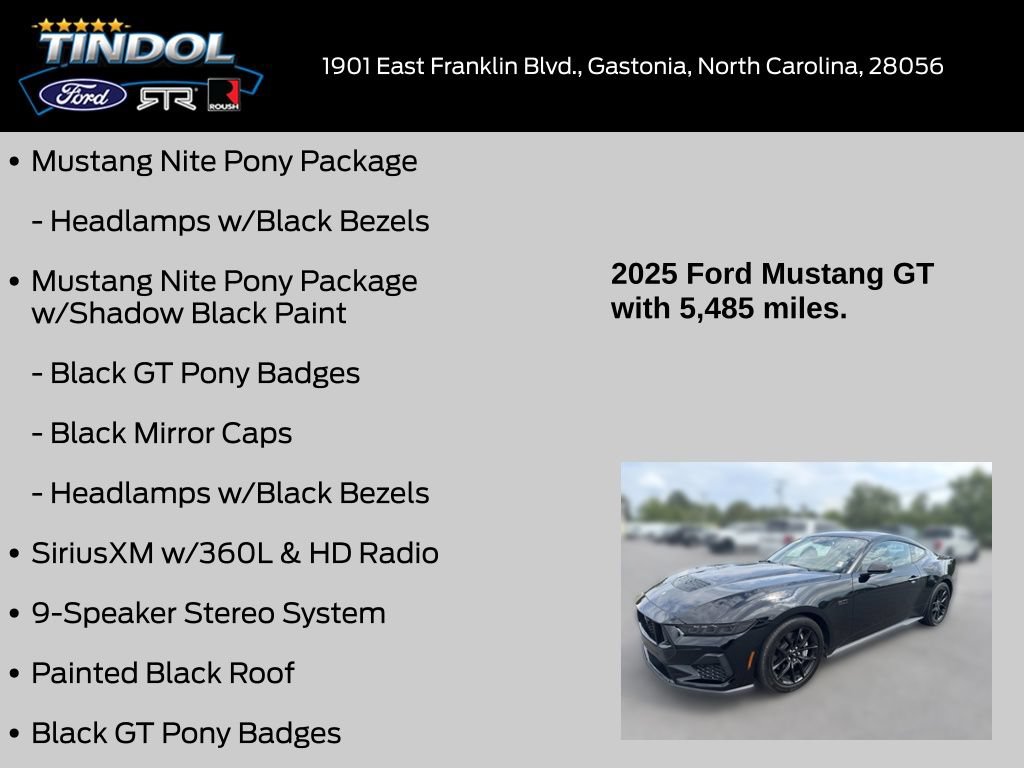 Used 2025 Ford Mustang GT RWD image 19