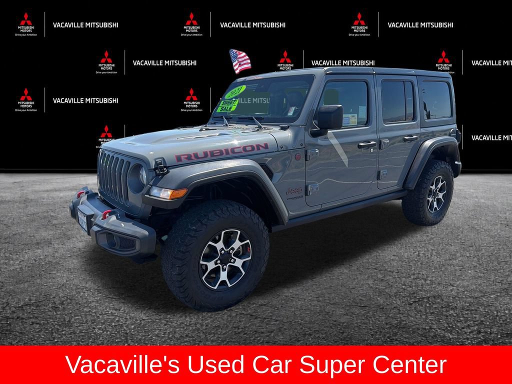 Used 2021 Jeep Wrangler Unlimited Rubicon w/ Safety Group AWD/4WD image 1