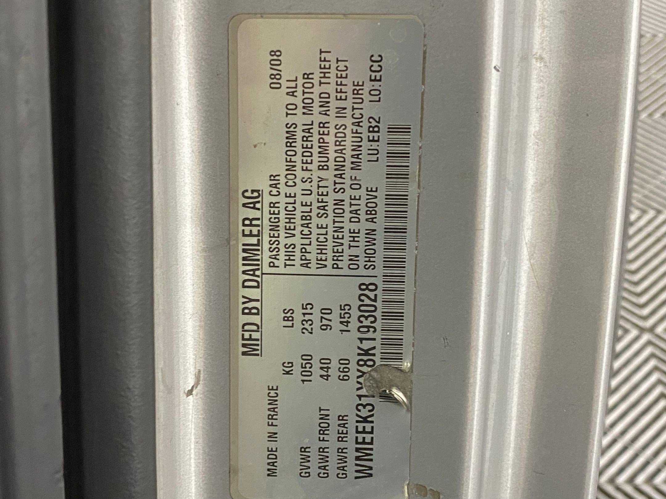 Used 2008 smart fortwo passion image 19