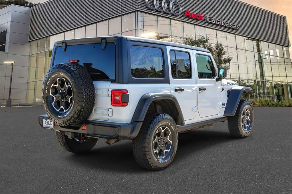 Used 2022 Jeep Wrangler Unlimited Rubicon 4xe w/ Cold Weather Group image 4