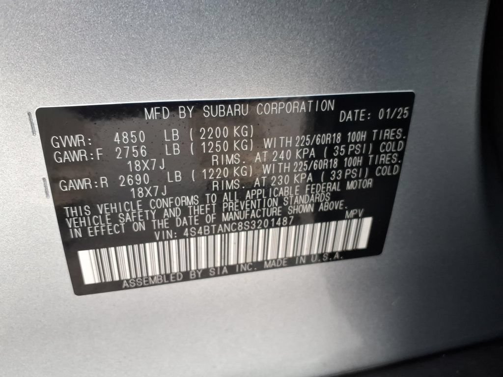 Used 2025 Subaru Outback Limited w/ Popular Package #2 AWD/4WD image 31