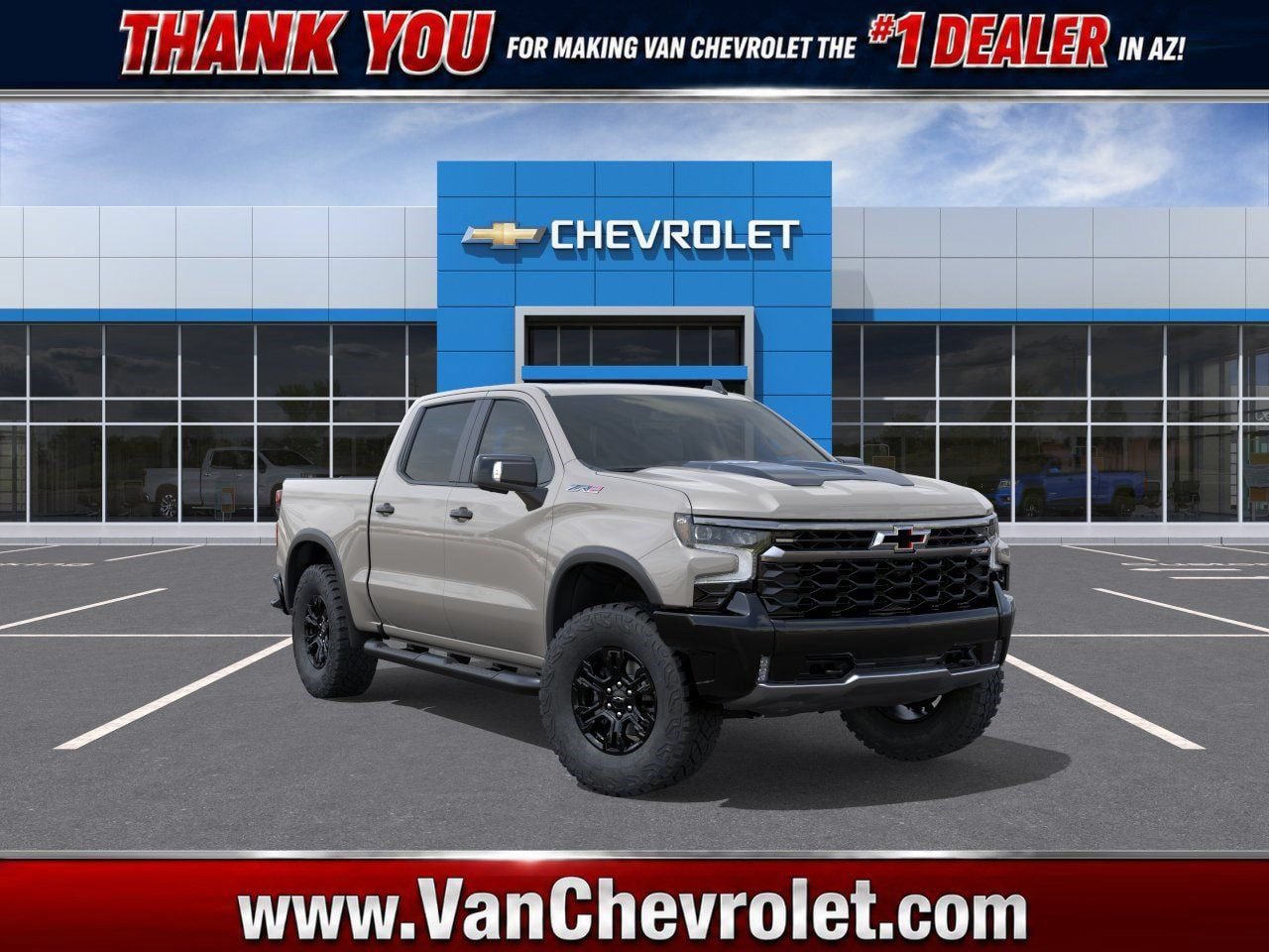 New 2026 Chevrolet Silverado 1500 ZR2 w/ Dark Appearance Package