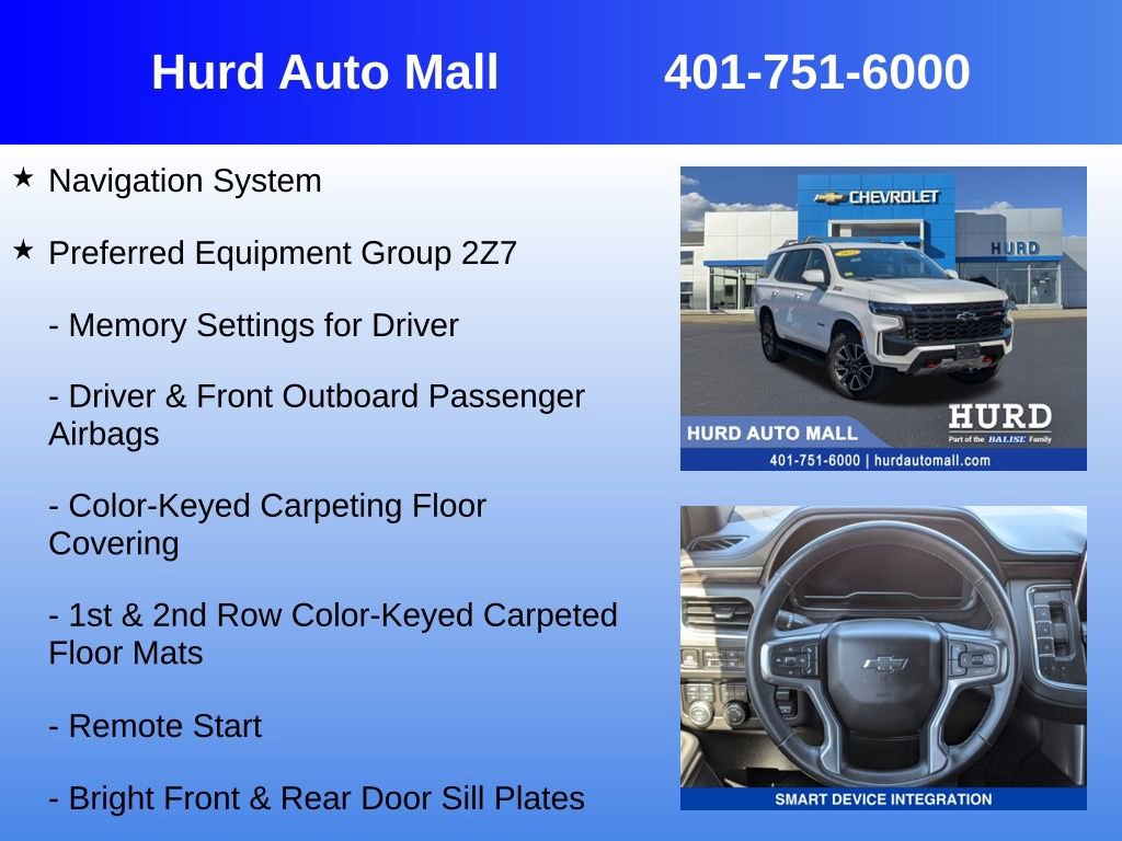 Certified 2023 Chevrolet Tahoe Z71 w/ Z71 Off-Road Package image 18