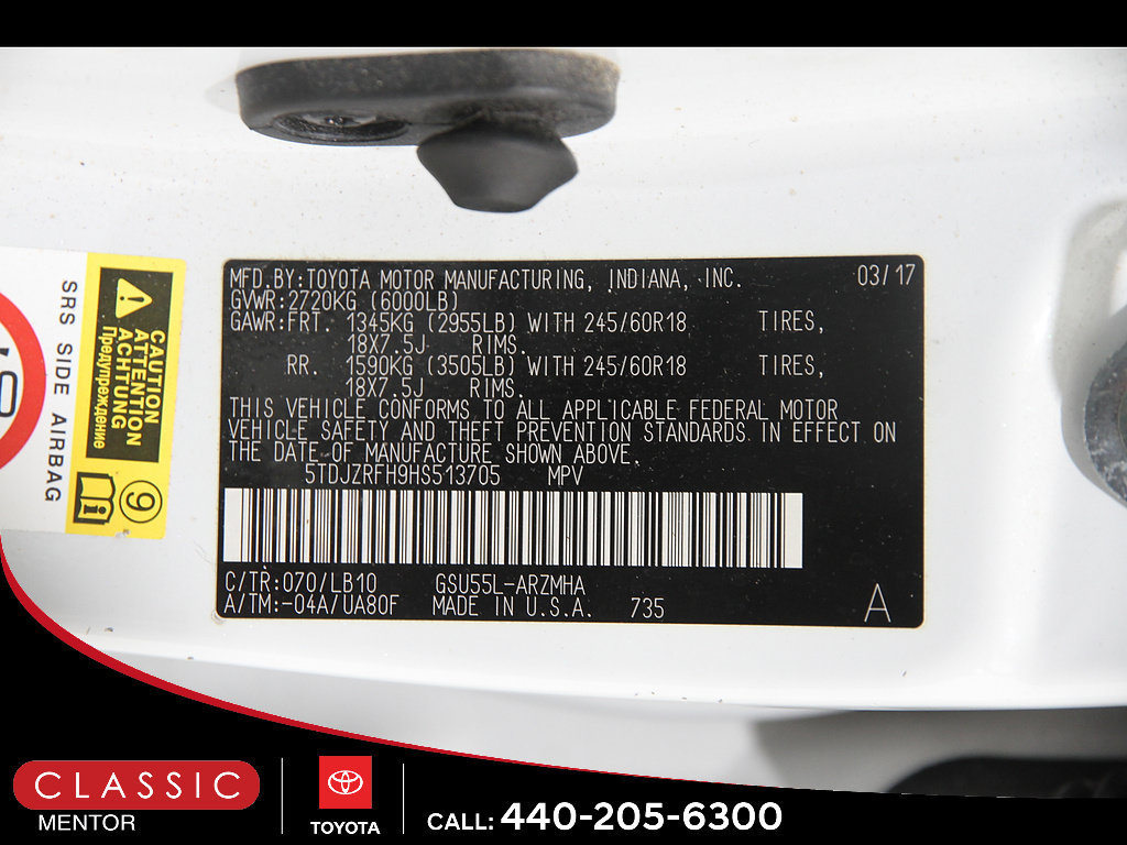 Used 2017 Toyota Highlander XLE AWD/4WD image 25