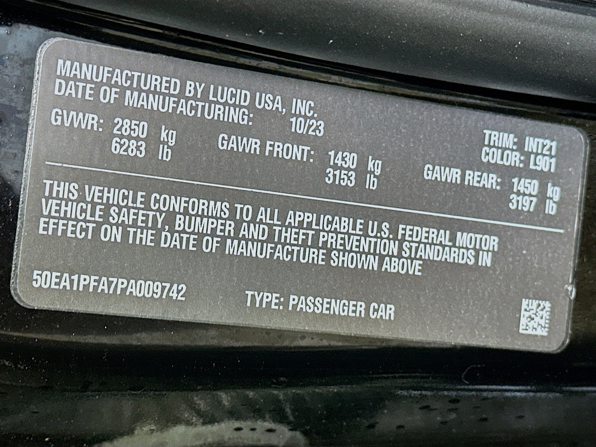 Used 2023 Lucid Air Pure AWD/4WD image 12