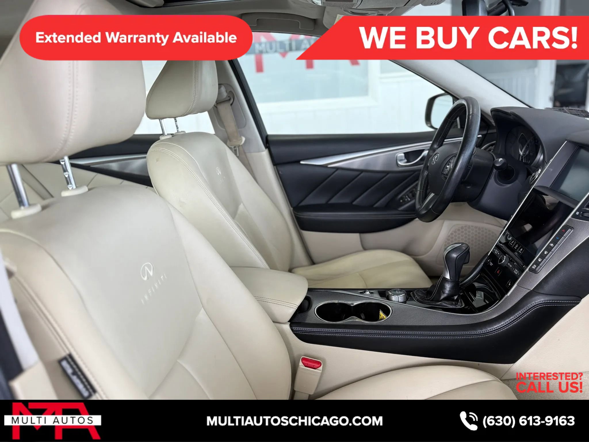 Used 2014 INFINITI Q50 Premium w/ Navigation Package AWD/4WD image 13