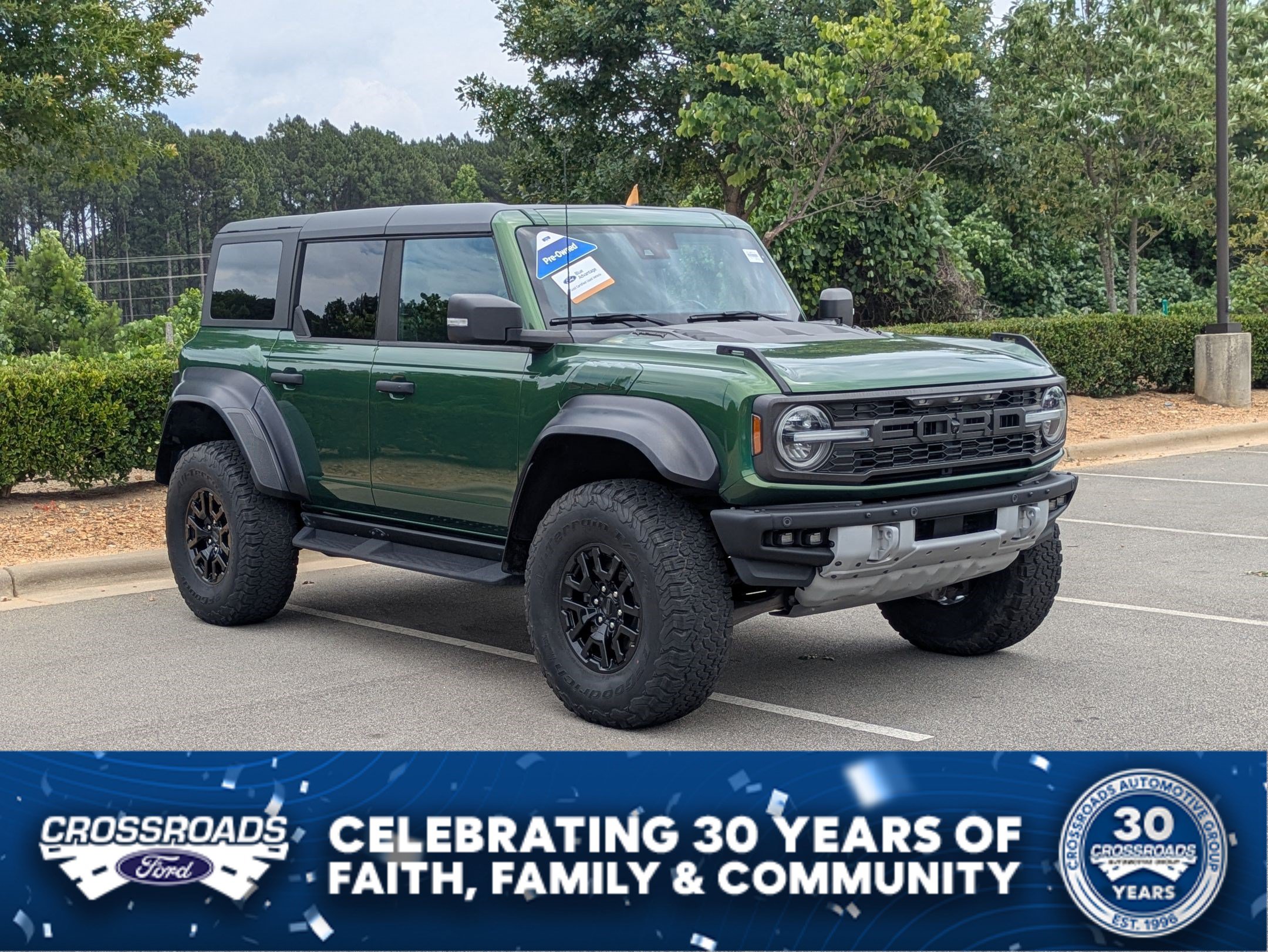 Certified 2022 Ford Bronco Raptor