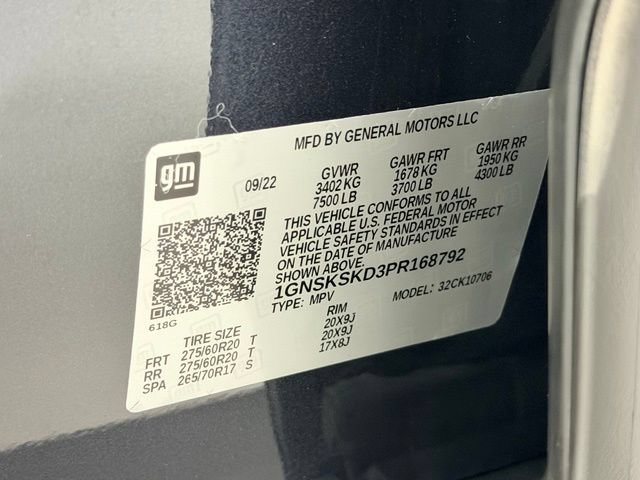 Certified 2023 Chevrolet Tahoe Premier AWD/4WD image 22